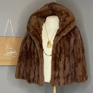 Vintage Brown Fur Coat